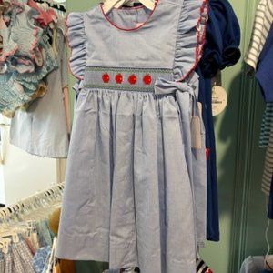 petit bebe size 4T girls' apple dress